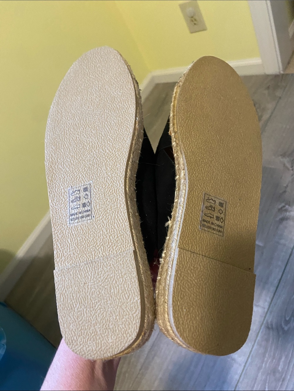 Qupid Black Slip-On Crisscross Espadrille Sandals - Picture 5 of 5